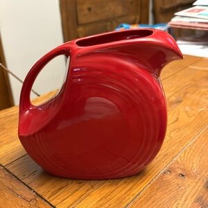 Fiestaware Red Pitcher